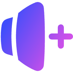 Volume Up Icon from Plump Gradient Set