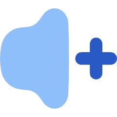 Volume Up Icon from Flex Flat Set