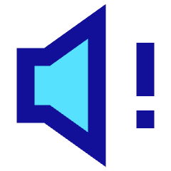 Volume Warning Icon from Sharp Pop Set