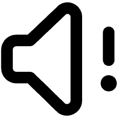 Volume Warning Icon from Core Remix Set