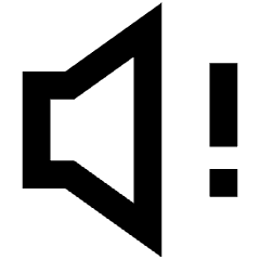 Volume Warning Icon from Sharp Remix Set