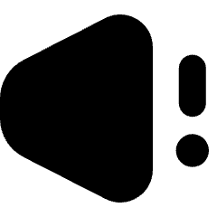 Volume Warning Icon from Micro Solid Set