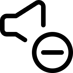 Volume Control Down 2 Icon from Ultimate Regular Set
