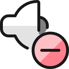 Volume Control Down 3 Icon from Ultimate Colors Set