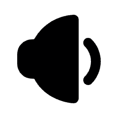 Volume Control Low 1 Icon from Ultimate Bold Set