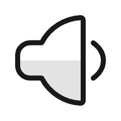 Volume Control Low 1 Icon from Ultimate Colors Set