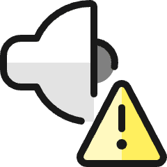 Volume Control Warning 1 Icon from Ultimate Colors Set