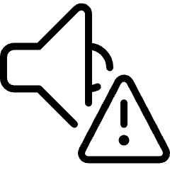 Volume Control Warning Icon from Ultimate Light Set