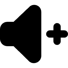 Volume Up Icon from Core Solid Set