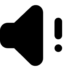 Volume Warning Icon from Core Solid Set