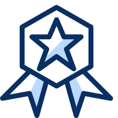 Badge Star 1 Icon from Cyber Duotone Set