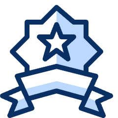 Badge Star 2 Icon from Cyber Duotone Set