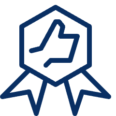 Badge Thumb UP 1 Icon from Cyber Line Set