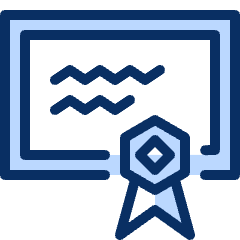 Certificate 2 Icon from Cyber Duotone Set