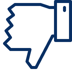 Facebook Dislike Icon from Cyber Line Set