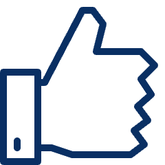 Facebook Like Icon from Cyber Line Set