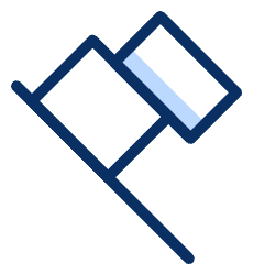 Flag 2 Icon from Cyber Duotone Set