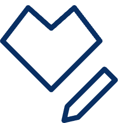 Heart Edit Icon from Cyber Line Set