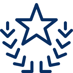 Laurel Star Icon from Cyber Line Set