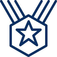 Medal Star 1 Icon from Cyber Line Set