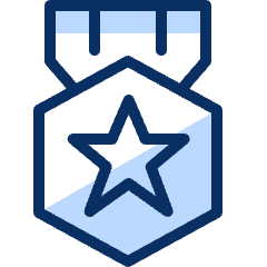 Medal Star 2 Icon from Cyber Duotone Set