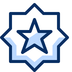Rank Army Star 3 Icon from Cyber Duotone Set