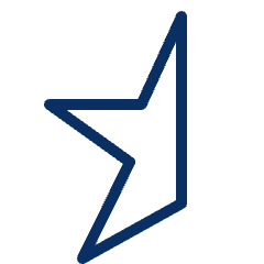 Star Half Icon from Cyber Line Set