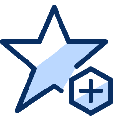 Star Increase Icon from Cyber Duotone Set