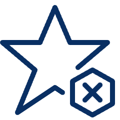 Star Remove Icon from Cyber Line Set