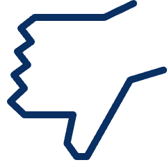 Thumb Down 1 Icon from Cyber Line Set