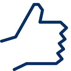 Thumb UP 1 Icon from Cyber Line Set