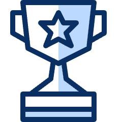 Trophy 3 Icon from Cyber Duotone Set