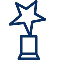 Trophy Star 2 Icon from Cyber Line Set
