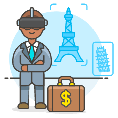 Vr Invesment 1 2 Illustration from UX Colors Set