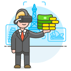Vr Investment 2 1 Illustration from UX Colors Set