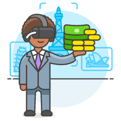 Vr Investment 2 2 Illustration from UX Colors Set