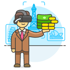 Vr Investment 2 3 Illustration from UX Colors Set