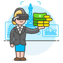 Vr Investment 2 4 Illustration from UX Colors Set