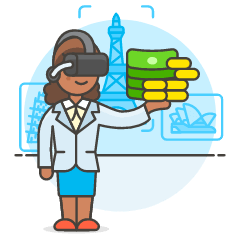 Vr Investment 2 5 Illustration from UX Colors Set