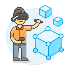 Vr Modelling 3 3 Illustration from UX Colors Set
