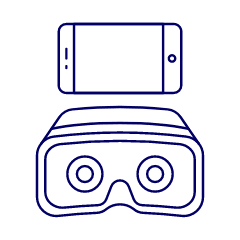 Vr Headset 2 Illustration from UX Line Set