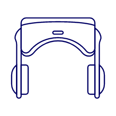 Vr Headset 3 Illustration from UX Line Set