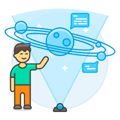 Astranomy Hologram 3 Illustration from UX Colors Set