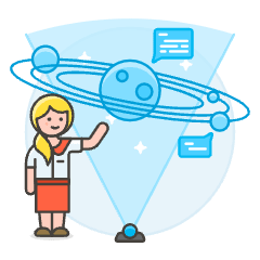 Astranomy Hologram 4 Illustration from UX Colors Set