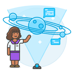 Astranomy Hologram 5 Illustration from UX Colors Set