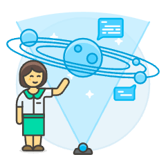 Astranomy Hologram 6 Illustration from UX Colors Set