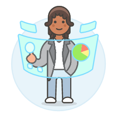 Gui Hologram 2 Illustration from UX Colors Set