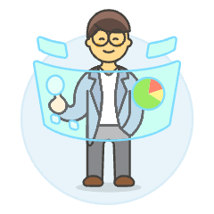 Gui Hologram 3 Illustration from UX Colors Set