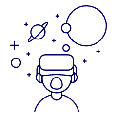 Playing VR Space 1 Illustration from UX Line Set