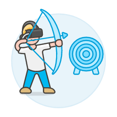 Vr Archery 1 Illustration from UX Colors Set